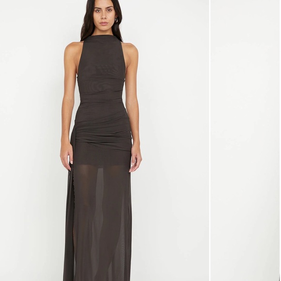 evil eye maxi dress Small Evil Eye Print Long Silk Slip Dress